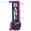 Babe Cave Vintage Mini LED Marquee Sign (12” x 5.25”)